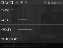 Tablet Screenshot of ciacci.com